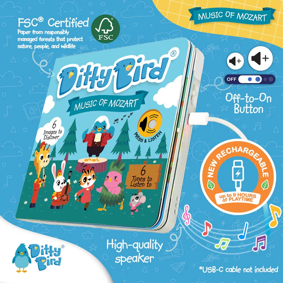Ditty Bird - Music of Mozart Books Ditty Bird 