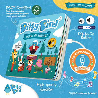 Ditty Bird - Music of Mozart Books Ditty Bird 