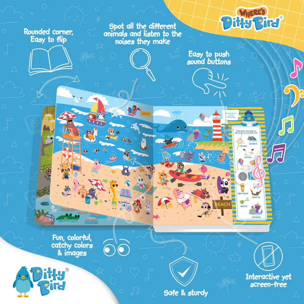 Ditty Drawing Ditty Bird - Where's Ditty Bird?