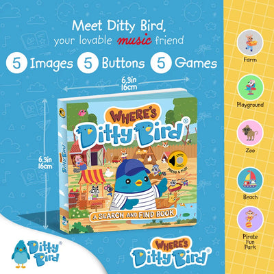 Ditty Bird - Where's Ditty Bird? Books Ditty Bird 