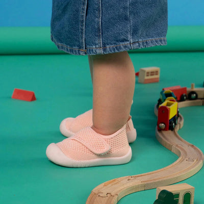 Duckies - Velcro | Pink First Walker Duckies 