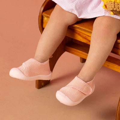Duckies - Velcro | Pink First Walker Duckies 