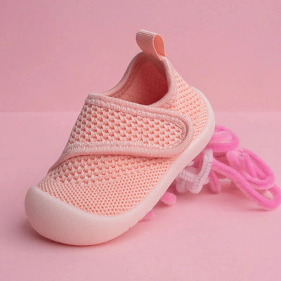 Duckies - Velcro | Pink First Walker Duckies 