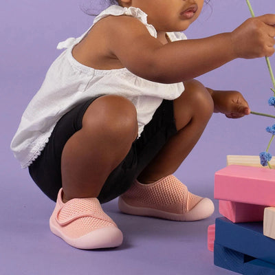 Duckies - Velcro | Pink First Walker Duckies 