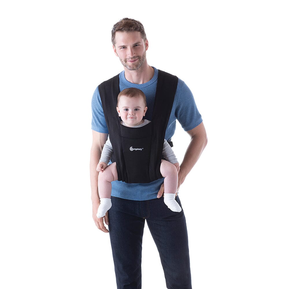 Ergobaby - Ergobaby Embrace Newborn Carrier - Pure Black Baby Carrier Ergobaby 