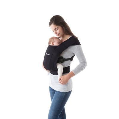 Ergobaby - Ergobaby Embrace Newborn Carrier - Pure Black Baby Carrier Ergobaby 