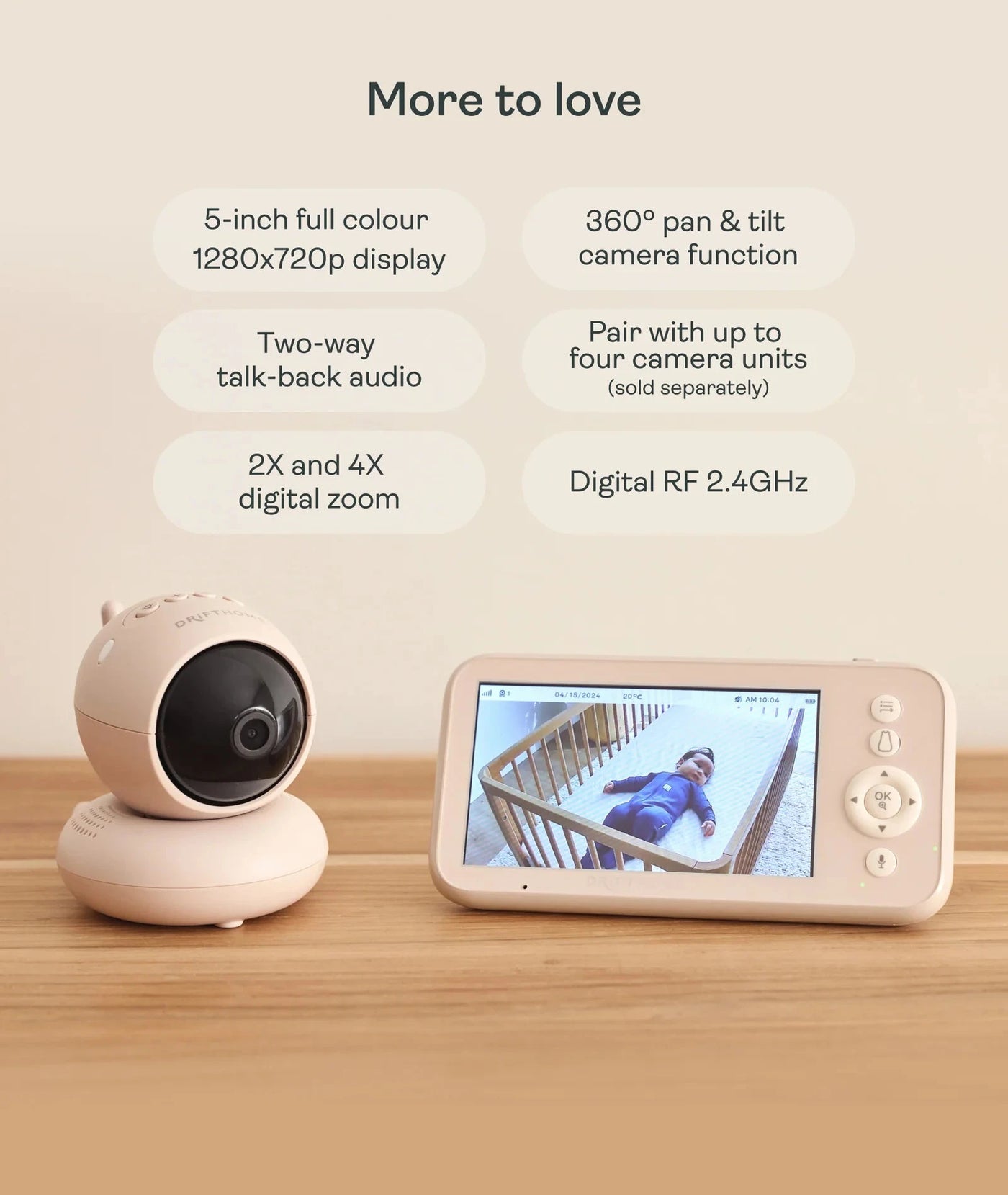 ErgoPouch - Drift Home Baby Monitor and Smart TOG Guide Baby Monitor ErgoPouch 