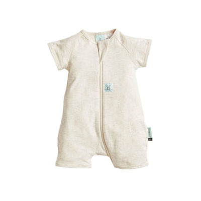 ErgoPouch - Short Sleeve Layer 2.0 | Oatmeal Marle Onesie ErgoPouch 