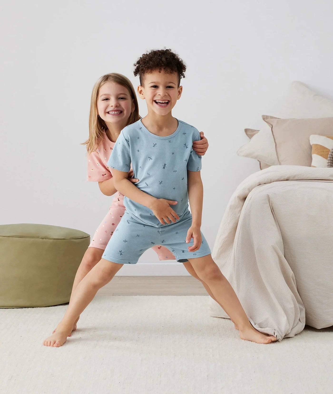 ErgoPouch - Short Sleeve Pyjamas 0.2 TOG | Dragonflies Short Sleeve Pyjamas ErgoPouch 