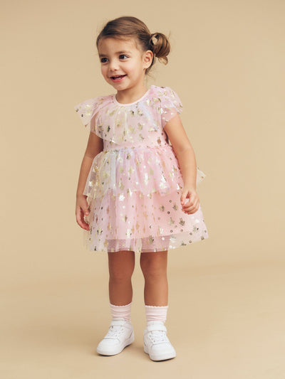 Fairy Bunny Tiered Party Dress HB1044W24 Tutu Dress Cherrie Baby Boutique 