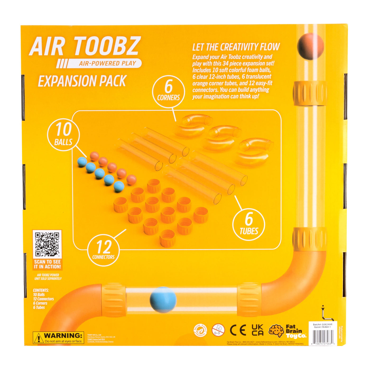 Fat Brain Toys - Air Toobz Expansion Pack Sensory Toy Fat Brain Toys 