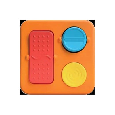 Fat Brain Toys - Playtab Sensory Set of 4 | Trackball Tile, Colour Wheel, Switches Tile Sensory Toy Fat Brain Toys 