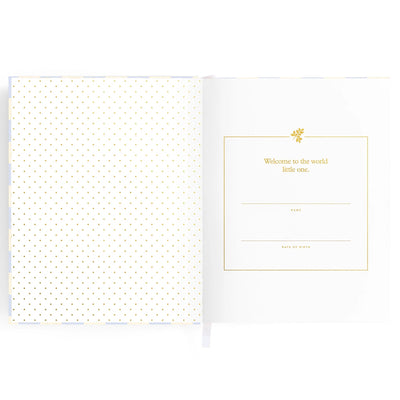 Fox & Fallow Baby Book - Blue Check Journal Fox & Fallow 