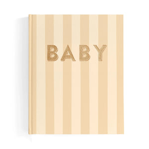Fox & Fallow - Baby Book | Coffee Stripe