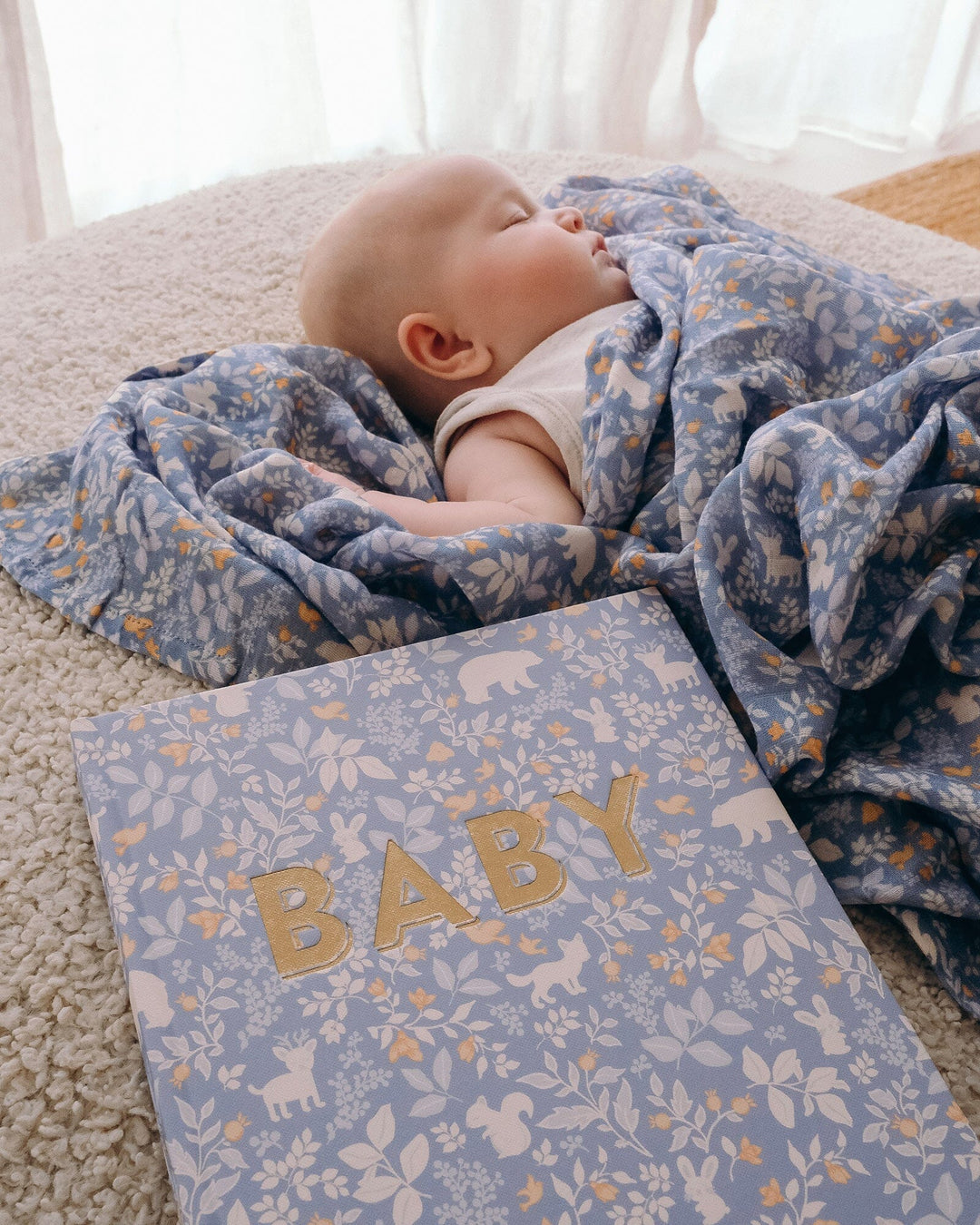 Fox Fallow Baby Book Forest Friends Cornflower