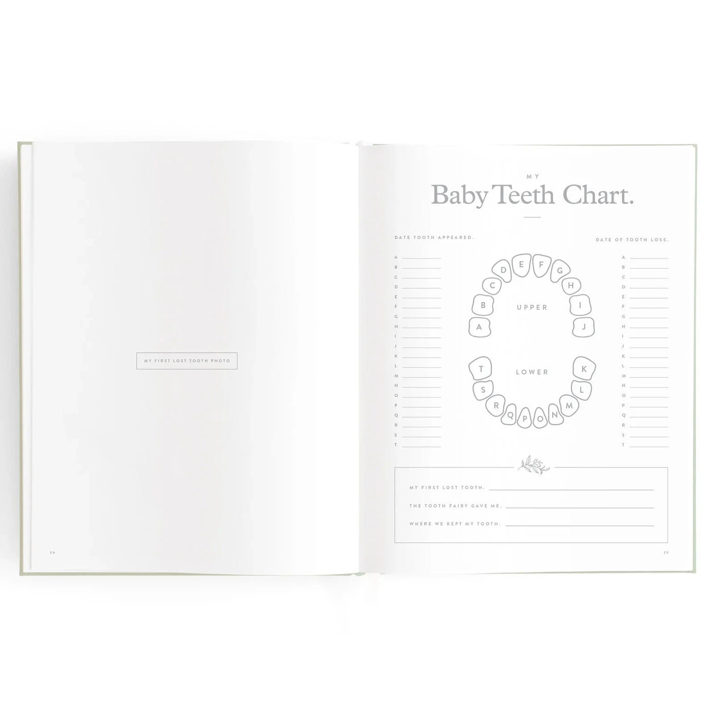 Fox & Fallow - Baby Book | Forest Friends Peony
