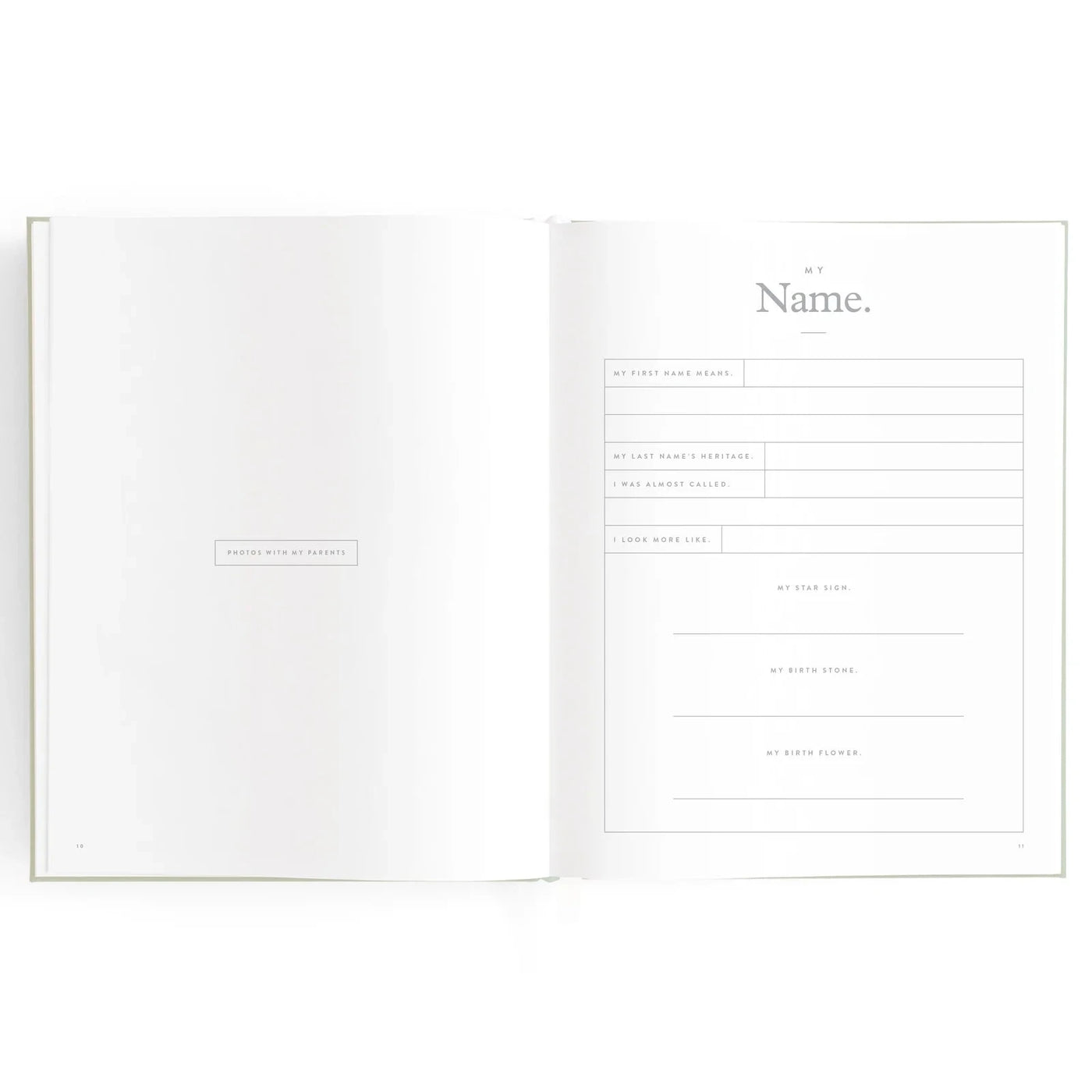 Fox & Fallow - Baby Book | Forest Friends Peony