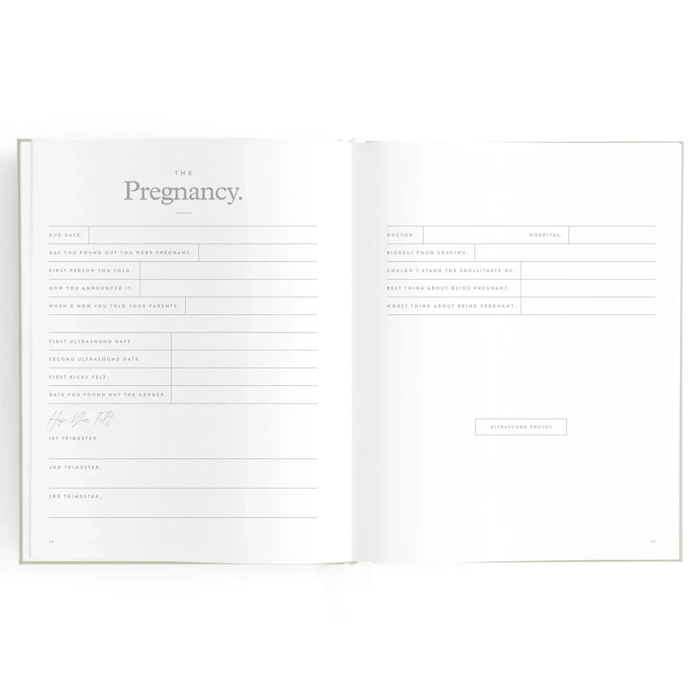 Fox & Fallow - Baby Book | Forest Friends Peony