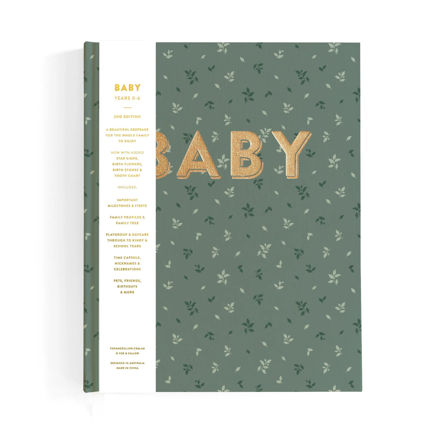 Fox & Fallow Baby Book - Pine Journal Fox & Fallow 