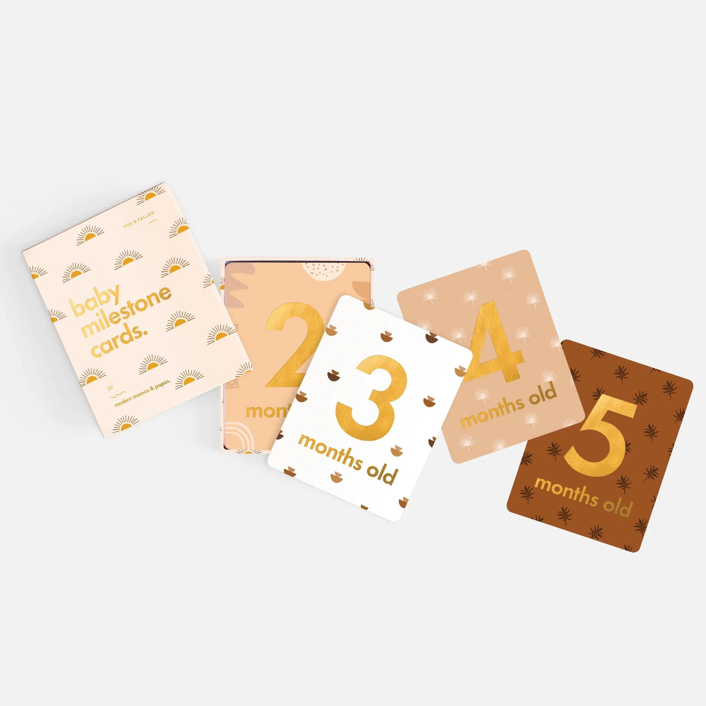 Fox & Fallow - Baby Milestone Cards | Boho Milestones Fox & Fallow 