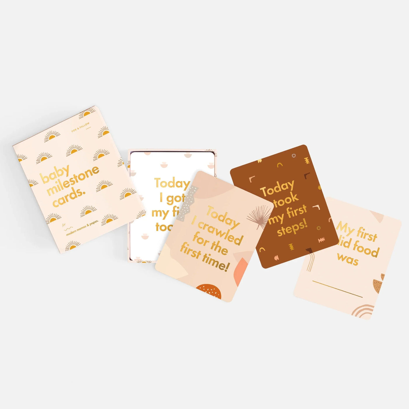 Fox & Fallow - Baby Milestone Cards | Boho Milestones Fox & Fallow 
