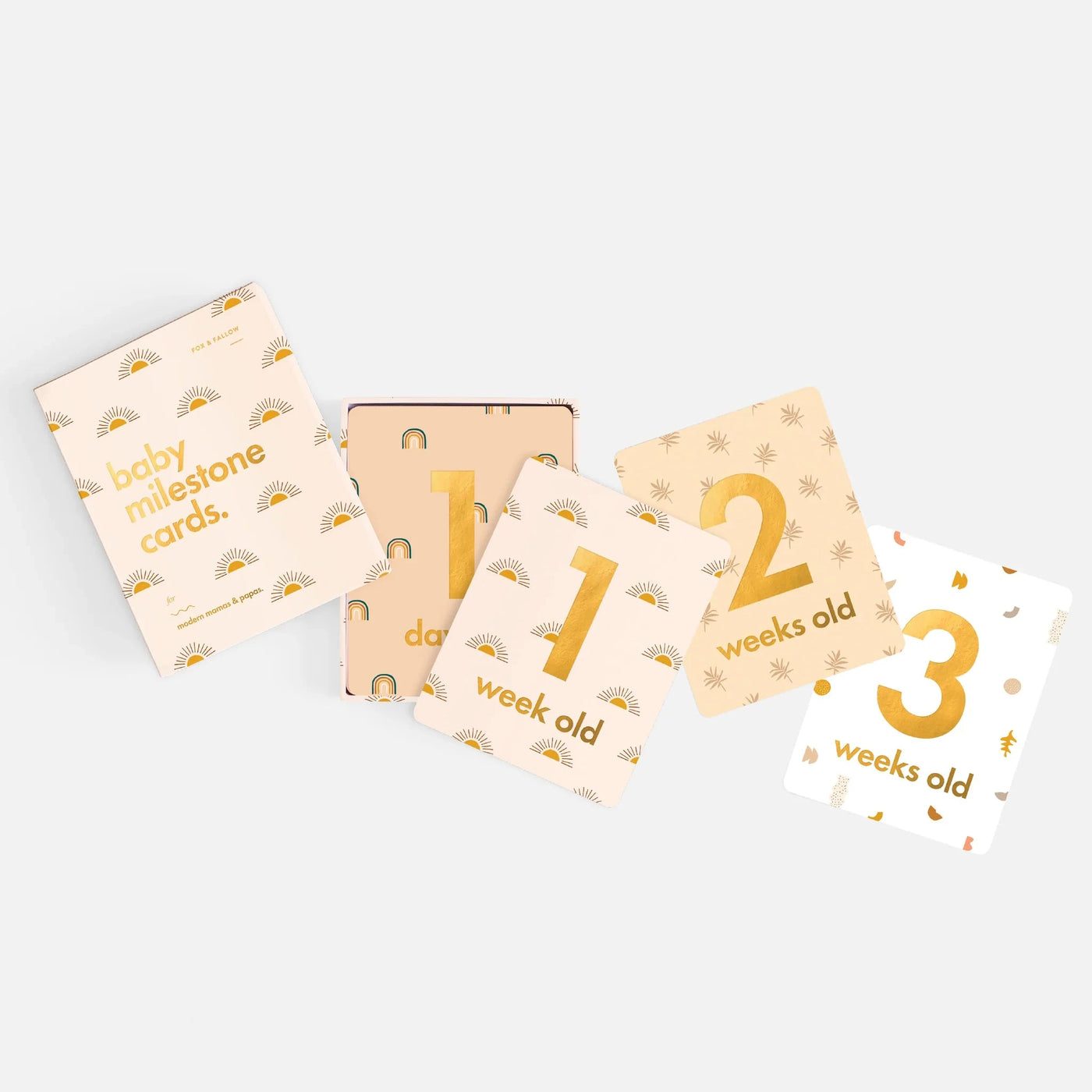 Fox & Fallow - Baby Milestone Cards | Boho Milestones Fox & Fallow 