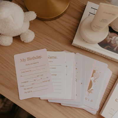 Fox & Fallow - Baby Milestone Cards | Cream Milestones Fox & Fallow 