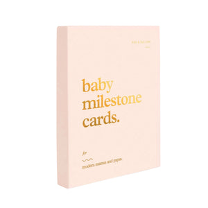 Fox & Fallow - Baby Milestone Cards | Cream