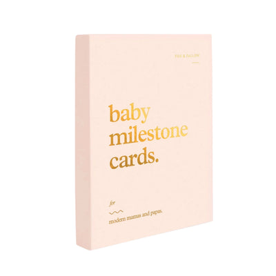 Fox & Fallow - Baby Milestone Cards | Cream Milestones Fox & Fallow 