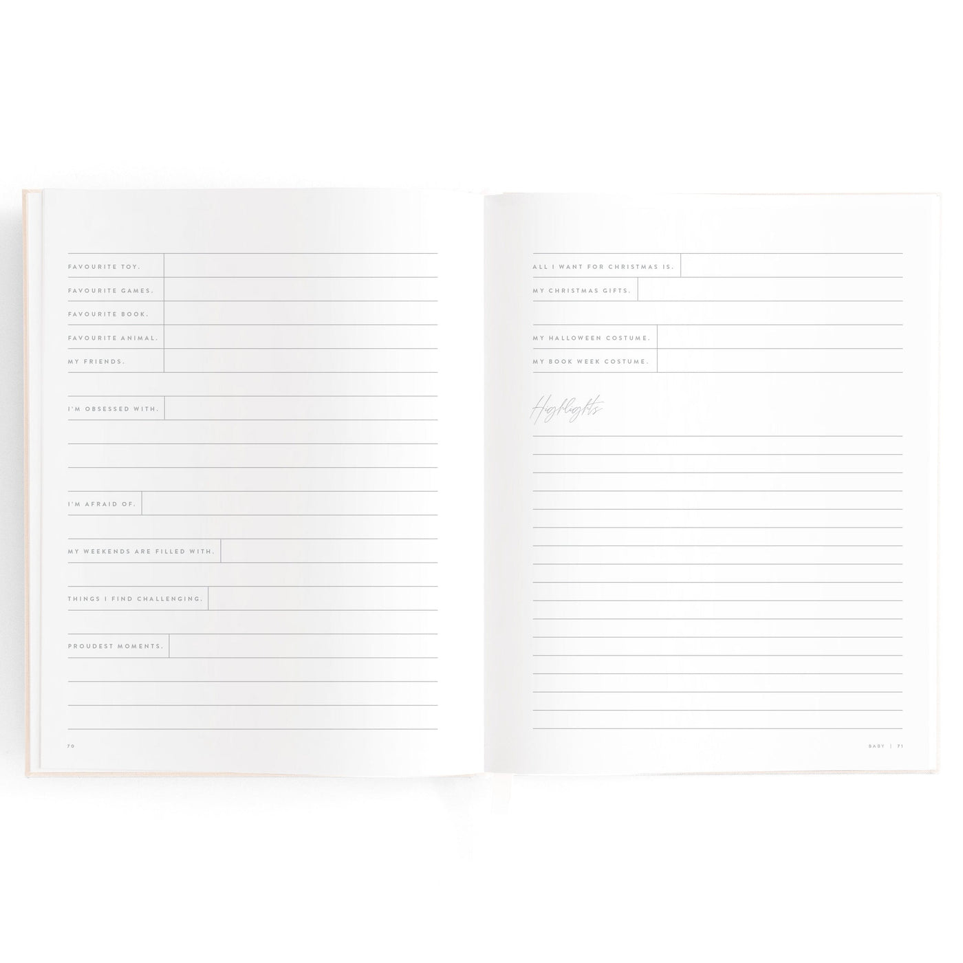 Fox & Fallow - Childhood Journal Journal Fox & Fallow 