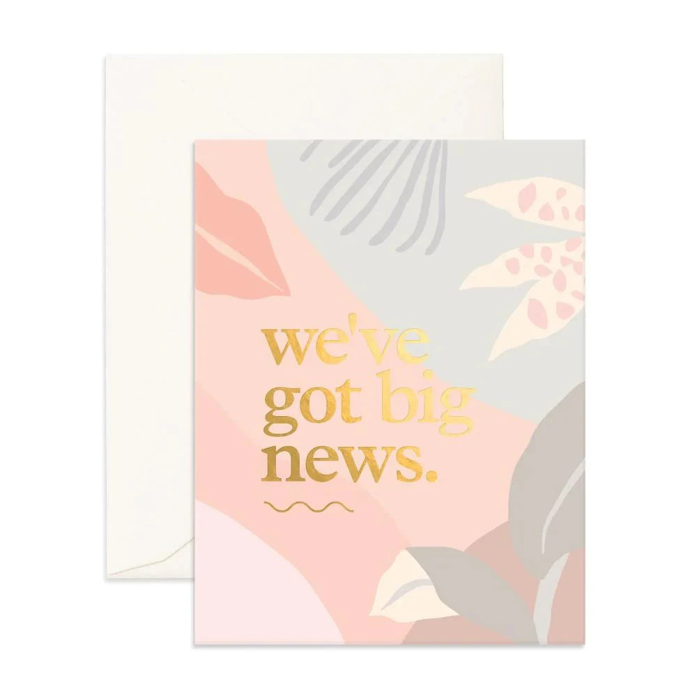 Fox & Fallow - Greeting Card | Big News Collage Greeting Card Fox & Fallow 