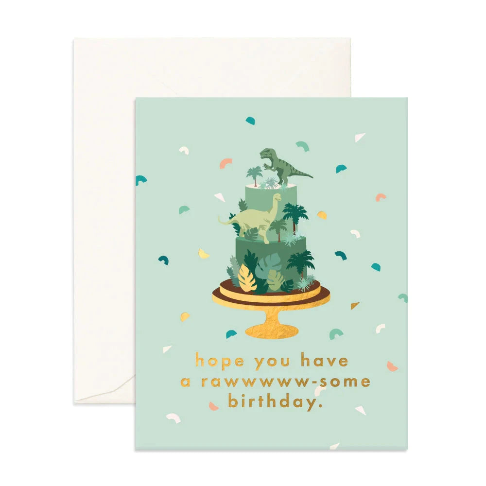 Fox & Fallow - Greeting Card | Birthday Raw-some Greeting Card Fox & Fallow 