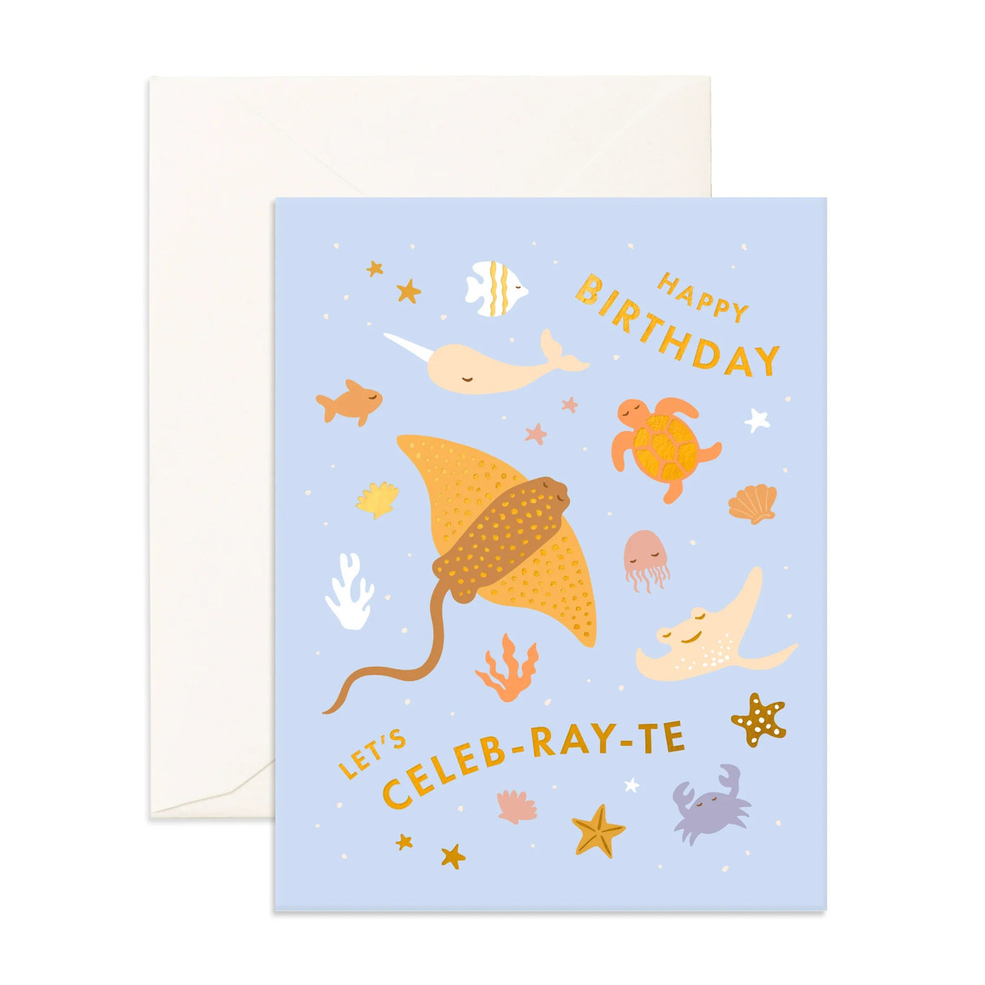 Fox & Fallow Greeting Card - Birthday Ray Greeting Card Fox & Fallow 