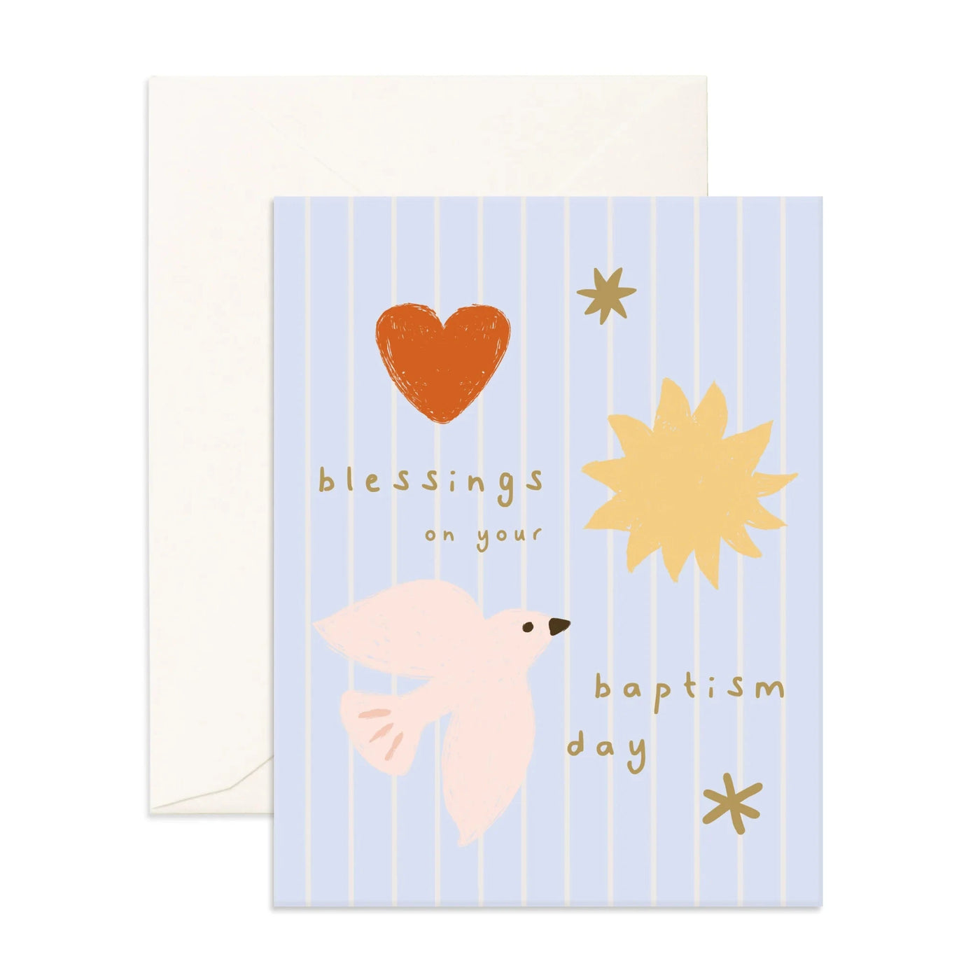 Fox & Fallow - Greeting Card | Blessings Baptism Greeting Card Fox & Fallow 