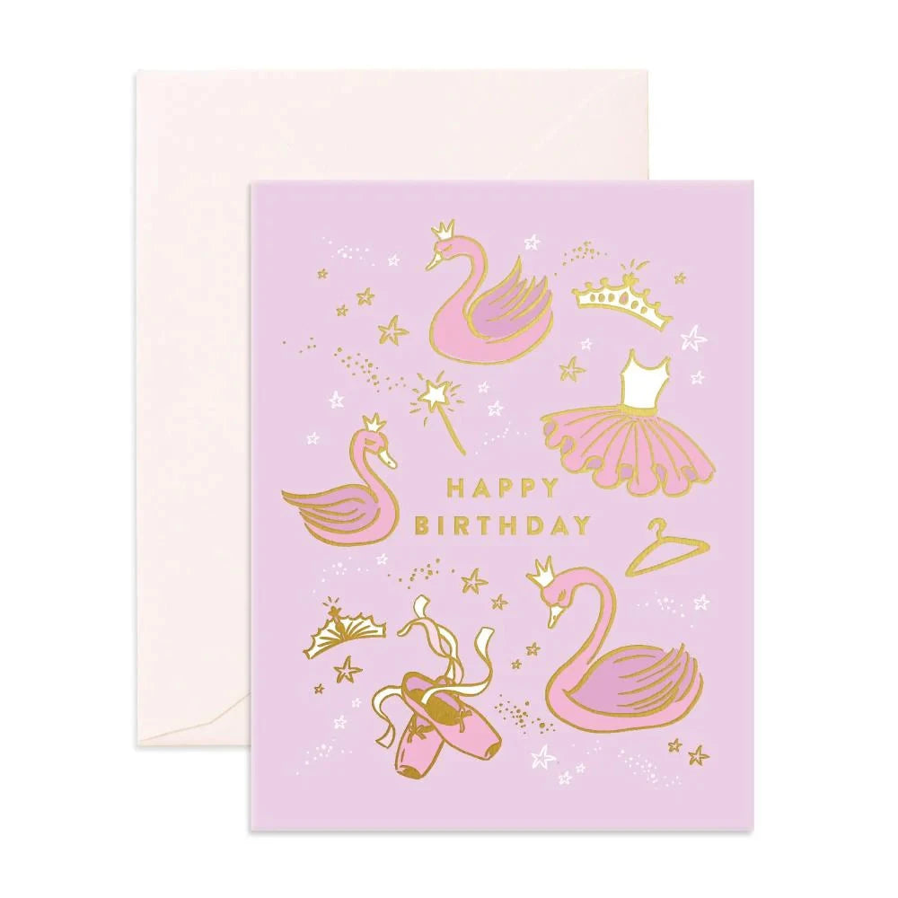 Fox & Fallow - Greeting Card | Happy Birthday Ballet Greeting Card Fox & Fallow 