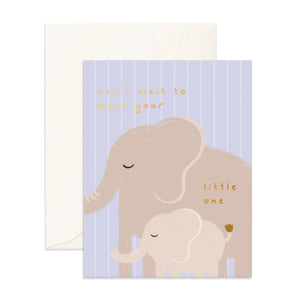 Fox & Fallow - Greeting Card | Little One Elephant