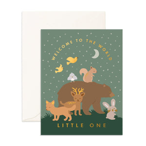 Fox & Fallow - Greeting Card Little One Woodland