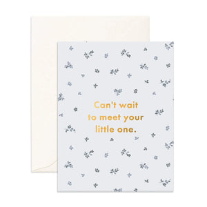 Fox & Fallow - Greeting Card | Meet Little One Bluebell