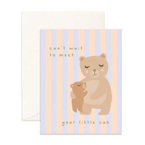 Fox & Fallow - Greeting Card | Meet Little One Cub