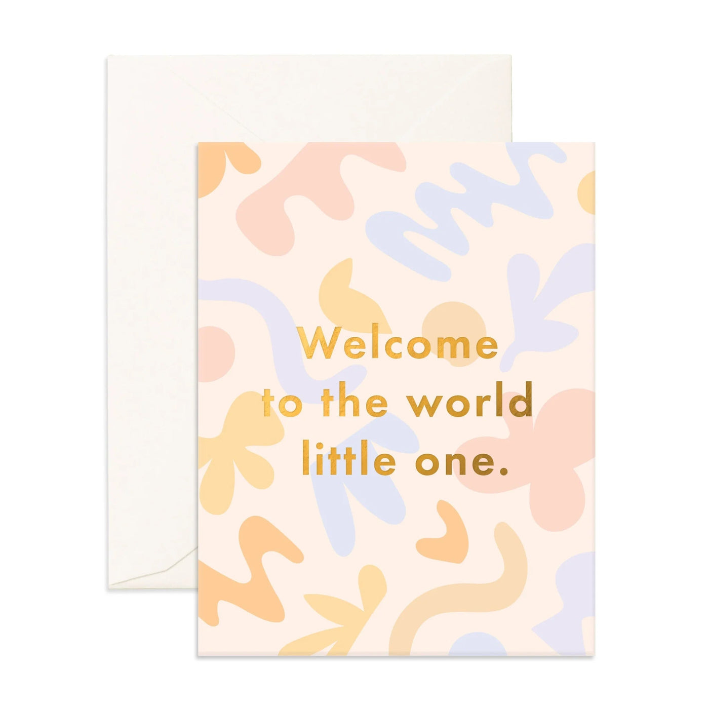 Fox & Fallow Greeting Card - Welcome Little One Fresco Greeting Card Fox & Fallow 