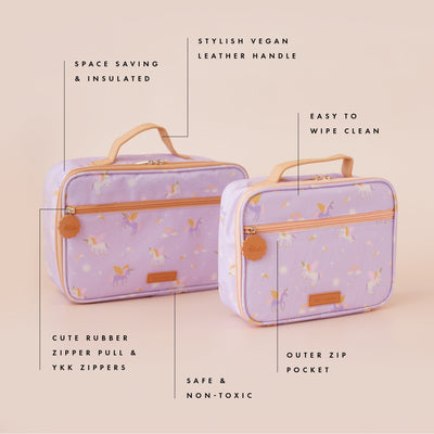 Fox & Fallow - Large Lunch Bag | Unicorn Mealtime Fox & Fallow 