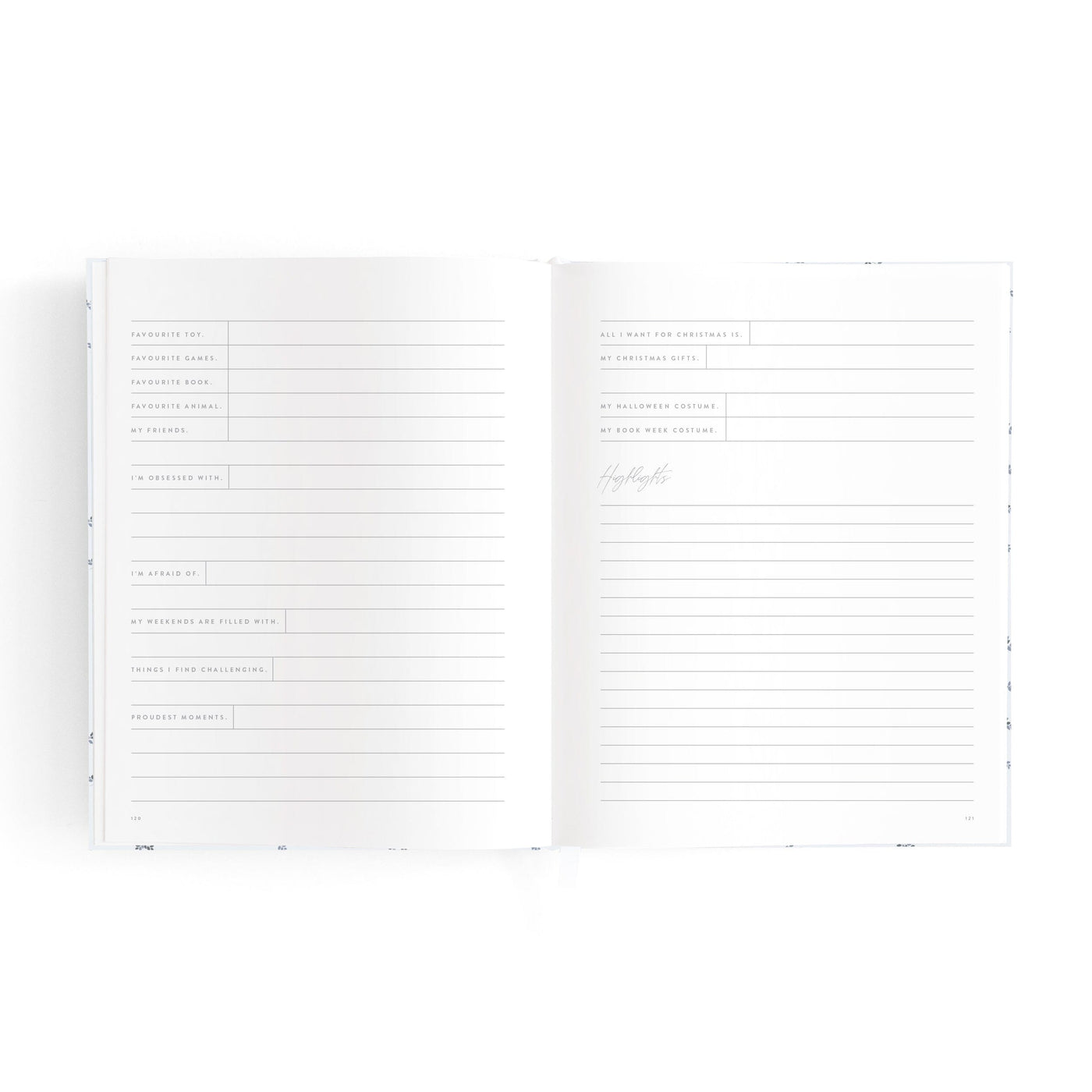 Fox & Fallow - Mini Baby Book | Bluebell Journal Fox & Fallow 