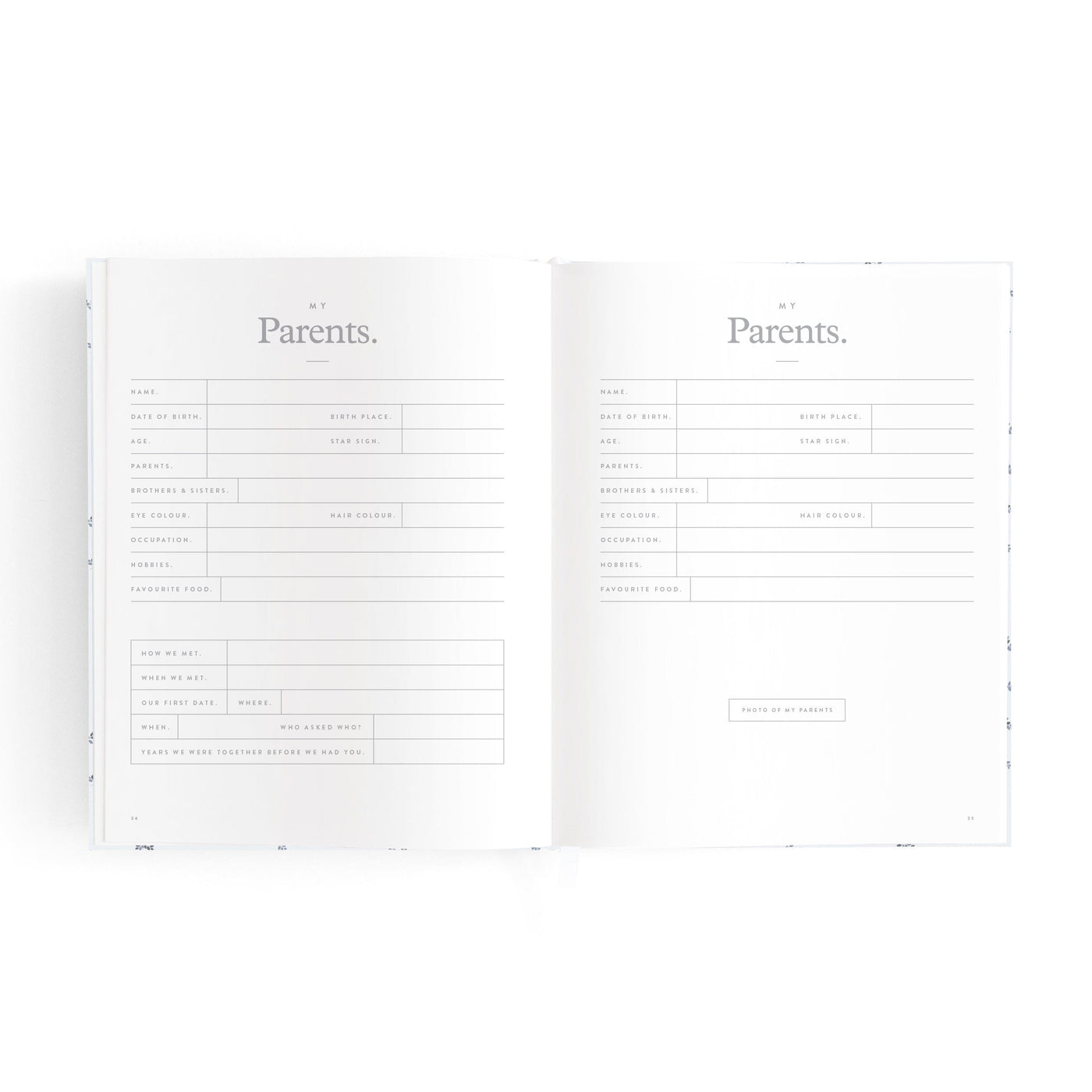 Fox & Fallow - Mini Baby Book | Bluebell Journal Fox & Fallow 