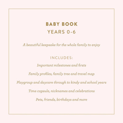 Fox & Fallow - Mini Baby Book | Lilac Journal Fox & Fallow 