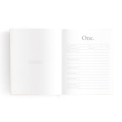 Fox & Fallow - Mini Baby Book | Oatmeal Journal Fox & Fallow 
