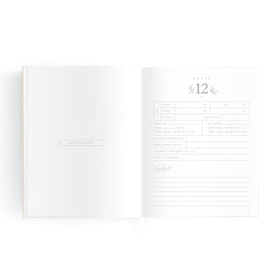 Fox & Fallow - Mini Baby Book | Oatmeal Journal Fox & Fallow 