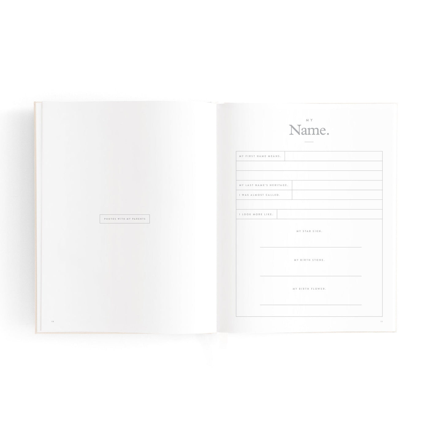 Fox & Fallow - Mini Baby Book | Oatmeal Journal Fox & Fallow 