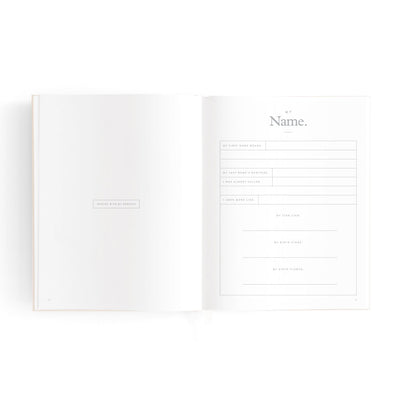 Fox & Fallow - Mini Baby Book | Oatmeal Journal Fox & Fallow 