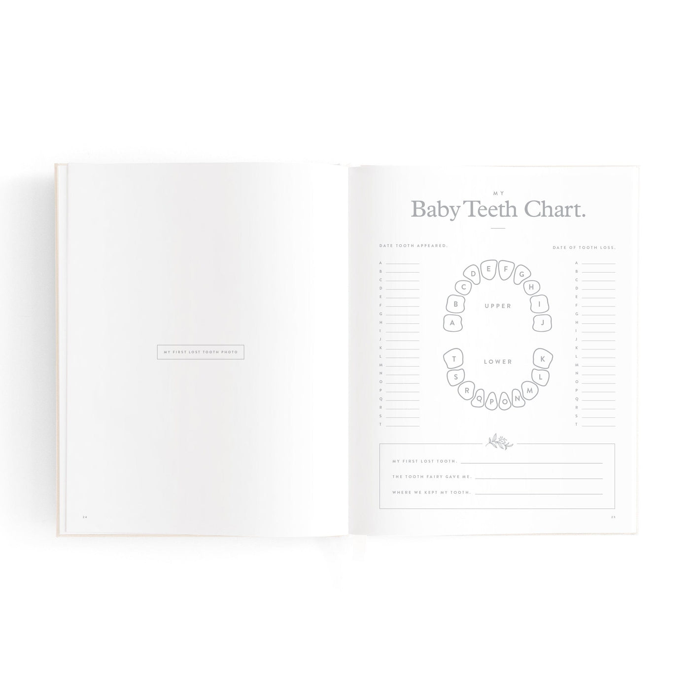 Fox & Fallow - Mini Baby Book | Oatmeal Journal Fox & Fallow 