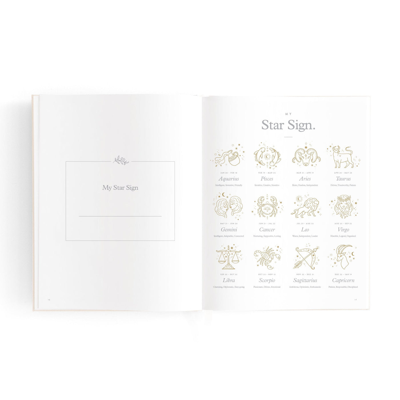 Fox & Fallow - Mini Baby Book | Oatmeal Journal Fox & Fallow 